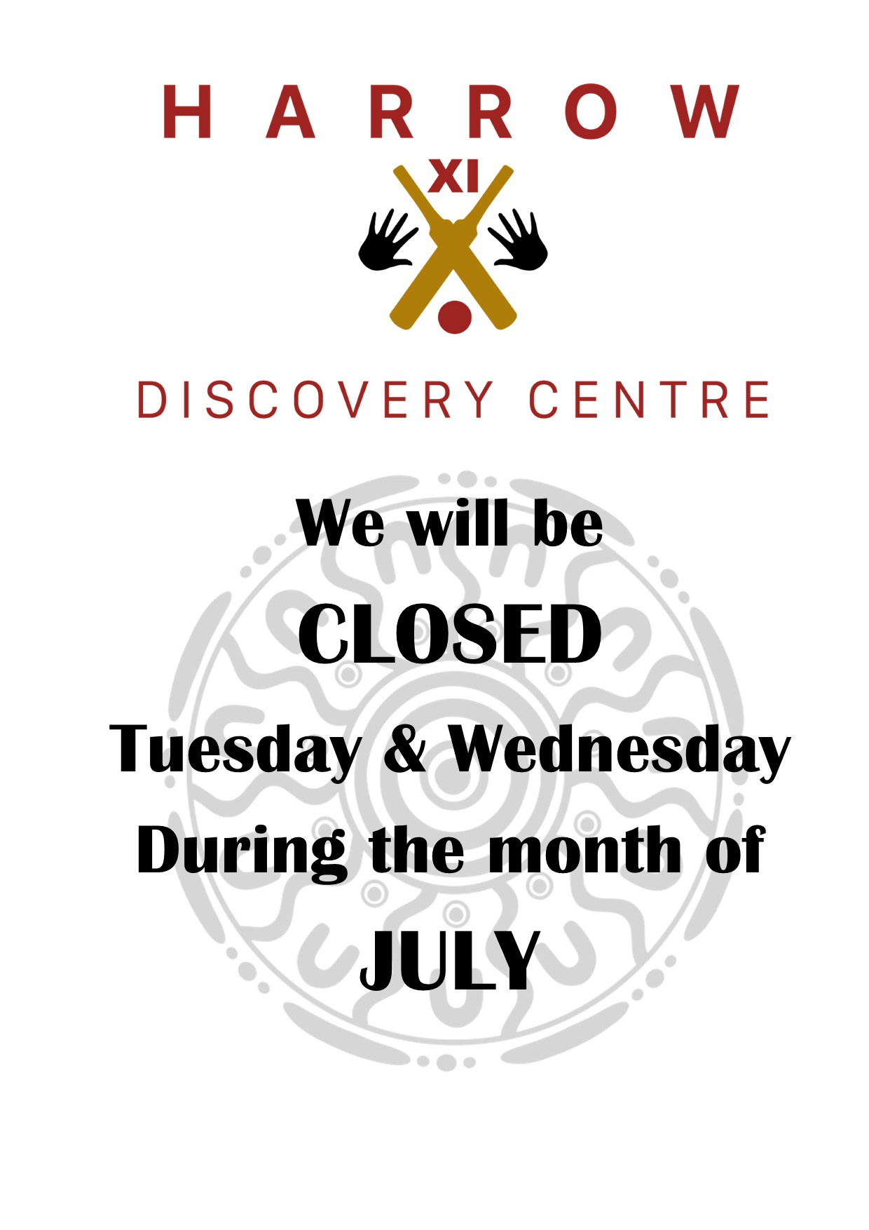 CLOSED NOTICE